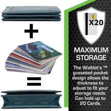 Load image into Gallery viewer, The Waltlet - Maximum Storage RFID Secure Minimalist Wallet - DON GREAT
