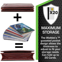 Load image into Gallery viewer, The Waltlet - Maximum Storage RFID Secure Minimalist Wallet - DON GREAT
