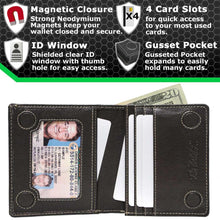 Load image into Gallery viewer, The Waltlet - Maximum Storage RFID Secure Minimalist Wallet - DON GREAT
