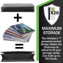 Load image into Gallery viewer, The Waltlet - Maximum Storage RFID Secure Minimalist Wallet - DON GREAT
