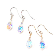 Load image into Gallery viewer, Swarovski Crystal droplet earrings
