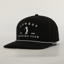 Load image into Gallery viewer, Golfer Roped Hat Black - DON GREAT
