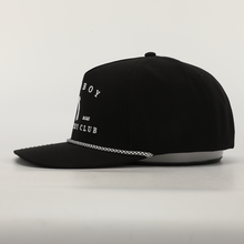 Load image into Gallery viewer, Golfer Roped Hat Black - DON GREAT
