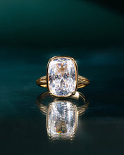 Load image into Gallery viewer, Sterling Silver Elongated Cushion Cocktail Ring 4ct &amp; 8ct
