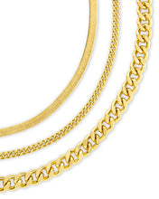Load image into Gallery viewer, Adalina Three Chain Anklet Set
