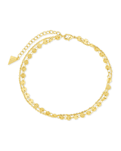Load image into Gallery viewer, Eliana Layered Disc Chain Anklet
