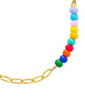 Load image into Gallery viewer, Iridiana Rainbow Beaded Anklet
