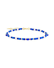 Load image into Gallery viewer, Sibyl Evil Eye Charm &amp; Pearl Anklet
