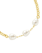 Load image into Gallery viewer, Allie Stationed Pearl Anklet
