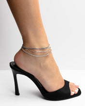 Load image into Gallery viewer, Three Row Chain Anklet Set
