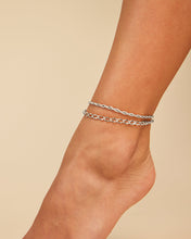 Load image into Gallery viewer, Tessa Layered Chain Anklet
