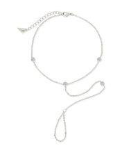 Load image into Gallery viewer, Sylvia CZ Chain Toe Anklet
