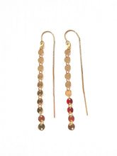 Load image into Gallery viewer, Sequin disc threader earrings
