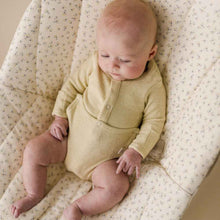 Load image into Gallery viewer, Terry Front flap Onesie | Buttercream

