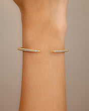 Load image into Gallery viewer, CZ Open Spike Cuff Bracelet
