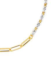 Load image into Gallery viewer, Hunter CZ Tennis &amp; Paperlicp Chain Bracelet
