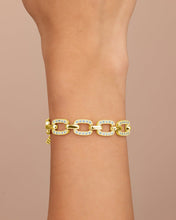 Load image into Gallery viewer, Fiona CZ Statement Chain Link Bracelet
