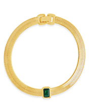 Load image into Gallery viewer, Calder Station CZ Herringbone Bracelet
