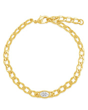 Load image into Gallery viewer, Rebel Station CZ Curb Chain Bracelet
