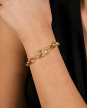 Load image into Gallery viewer, Tove CZ Clasp &amp; Paperclip Chain Bracelet
