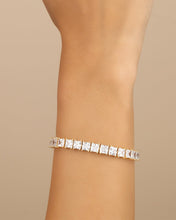 Load image into Gallery viewer, Marisol Princess Cut CZ Tennis Bracelet

