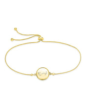 Load image into Gallery viewer, Sterling Silver CZ Constellation Disk Bolo Bracelet
