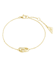 Load image into Gallery viewer, Sterling Silver Keilani Lock Link Bracelet
