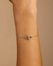 Load image into Gallery viewer, Sterling Silver Keilani Lock Link Bracelet

