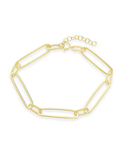 Load image into Gallery viewer, Sterling Silver Polished Large Link Bracelet
