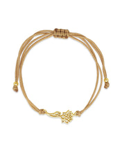 Load image into Gallery viewer, Sterling Silver Birth Flower Bolo Bracelet
