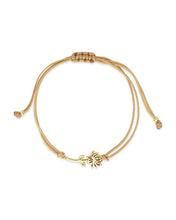 Load image into Gallery viewer, Sterling Silver Birth Flower Bolo Bracelet
