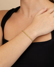 Load image into Gallery viewer, Sterling Silver Basia Dainty Beaded Chain Bracelet
