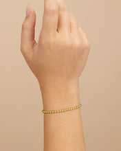 Load image into Gallery viewer, Sterling Silver Basia Dainty Beaded Chain Bracelet
