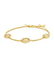 Load image into Gallery viewer, Oasis Opal &amp; CZ Stationed Bracelet
