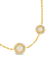 Load image into Gallery viewer, Oasis Opal &amp; CZ Stationed Bracelet

