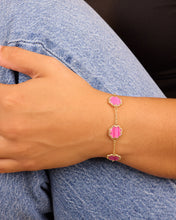 Load image into Gallery viewer, Rose Petal Station Bracelet
