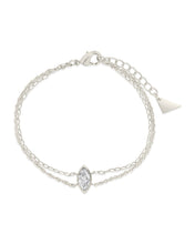 Load image into Gallery viewer, Karlie CZ &amp; Layered Chain Bracelet
