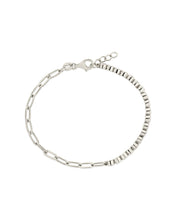 Load image into Gallery viewer, Emerald CZ Tennis &amp; Chain Bracelet
