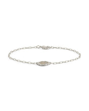 Load image into Gallery viewer, Raemy CZ Rose Petal Station Bracelet
