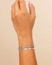 Load image into Gallery viewer, Paisley CZ &amp; Layered Chain Bracelet
