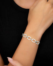 Load image into Gallery viewer, Fiona CZ Statement Chain Link Bracelet

