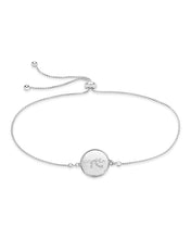 Load image into Gallery viewer, Sterling Silver CZ Constellation Disk Bolo Bracelet
