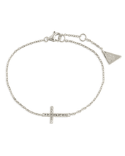 Load image into Gallery viewer, Sterling Silver Kinsey Luxe Cross Accent Bracelet
