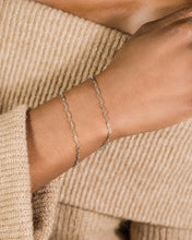 Load image into Gallery viewer, Sterling Silver Paperclip Chain Bracelet
