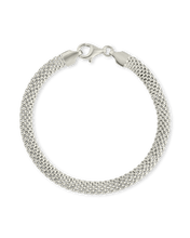 Load image into Gallery viewer, Sterling Silver Mesh Chain Bracelet
