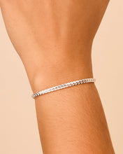 Load image into Gallery viewer, Sterling Silver Kira Wheat Chain Bracelet
