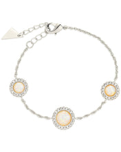 Load image into Gallery viewer, Oasis Opal &amp; CZ Stationed Bracelet
