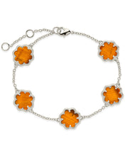 Load image into Gallery viewer, Rose Petal Station Bracelet
