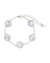 Load image into Gallery viewer, Rose Petal Station Bracelet
