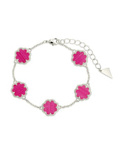 Load image into Gallery viewer, Rose Petal Station Bracelet
